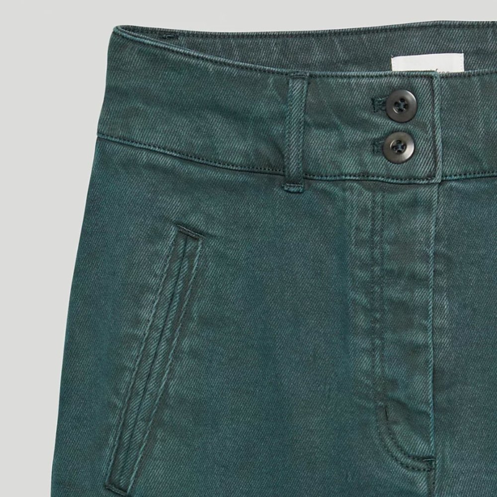 Aritzia Wilfred Free Modern Cargo Pants Teal